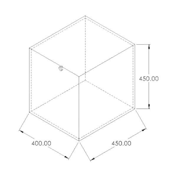RVM70 Cube - dimensions